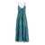 Liu Jo Light Blue V-neck Long Dress in Viscose Woman BLU