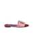 Dolce & Gabbana DOLCE & GABBANA SLIDE IN PERFORATED LEATHER PINK