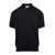 Lardini Black Polo T-Shirt in Cotton Blend Man BLACK