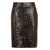 Tom Ford TOM FORD LEATHER SKIRT BROWN