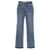 Michael Kors 'Crop Flare' jeans Light Blue