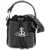 Vivienne Westwood "Embossed Crocodile Leather Daisy Mini Bucket BLACK