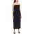 Magda Butrym Hourglass Bustier Dress With BLACK