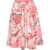 Marni Marni Midi Skirt With Floral Print PINK & PURPLE