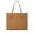 GIANNI CHIARINI GIANNI CHIARINI Marcella leather shopping bag with contrasting trim BROWN