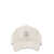 Brunello Cucinelli BRUNELLO CUCINELLI Water-repellent microfibre baseball cap with contrasting details and embroidered logo PEARL