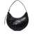 MARINE SERRE MARINE SERRE Eclips mini leather shoulder bag BLACK