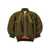 Sacai Nylon crop bomber jacket Green