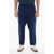 Woolrich Solid Color Pants With 4 Pockets Blue