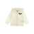 Moncler Logo patch hoodie White