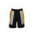 Versace Versace Barocco Goddess Night Print Shorts Black