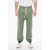 Jil Sander Brushed Cotton Joggers With Drawstring Green