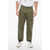 C.P. Company Flax Blend Loose Fit Cargo Pants Military Green