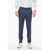 Dolce & Gabbana 4 Pocket Pure Flax Pants With Martingales Blue