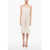 PERO Silk Blend Slip Dress With Sangallo Details Beige