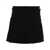 Palm Angels PALM ANGELS MINISKIRT WITH MONOGRAM EMBROIDERY BLACK