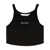 Palm Angels Palm Angels Crop Top With Print BLACK