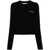Palm Angels Palm Angels Short Sweater With Embroidery BLACK