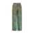 PIERRE-LOUIS MASCIA PIERRE LOUIS MASCIA Silk Trousers with Floral Print GREEN