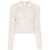 Golden Goose GOLDEN GOOSE Perforated cotton sweater with pearls CREAM