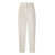 Brunello Cucinelli BRUNELLO CUCINELLI Slouchy trousers in viscose and linen Fluid twill with moniline WHITE