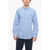Ralph Lauren Button-Down Stretch Cotton Shirt With Gingham Pattern Light Blue