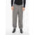 Armani Tapered-Fit Pants With Striped Pattern Black & White
