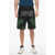 Palm Angels Jersey Palms&Skull Shorts With Print Black