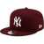 New Era New York Yankees MLB 9FIFTY Cap Burgundy