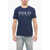 Ralph Lauren Crew Neck Slim Fit T-Shirt With Printed Logo Blue