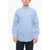 Ralph Lauren Button-Down Stretch Cotton Shirt With Gingham Pattern Light Blue