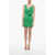 P.A.R.O.S.H. Bodycon Dress With Bow Details Green