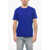 Ralph Lauren Crew Neck Cotton T-Shirt With Embroidered Logo Blue