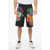 Dolce & Gabbana Cotton Shorts With Hawaiian Print Multicolor