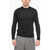 Neil Barrett Silk And Cashmere Blend Sweater With Relaxed Fit Black