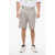 Fendi Nylon Ripstop Shorts With Elastic Waistband Beige