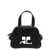 COURRÈGES 'Mini Leather Bowling Bag' handbag Black
