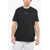 Neil Barrett Slim Fit Crew-Neck T-Shirt With Eyelets Detail Black