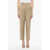 Peserico Cotton Blend Chinos Pants With Hidden Closure Beige