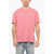Ralph Lauren Crew Neck Cotton T-Shirt With Breast-Pocket Pink