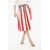 Woolrich Flared Awning Striped Scully Maxi Skirt White
