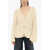 BY MALENE BIRGER Wool And Cotton Cardigan With Tortoiseshell-Buttons Beige