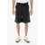 SUNNEI Solid Color Jump Shorts With Belt Loops Green
