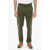PT01 Stretch Cotton Single-Pleat Pants With Cuffed Hem Green