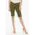 Woolrich Cuffed Hem Shorts With Golden-Closure Green