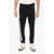 Neil Barrett Skinny Fit Joggers With Contrasting Side Bands Black