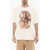 1989 STUDIO Solid Color Crew-Neck T-Shirt With Horse Print White