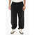 ERL Solid Color Brushed Cotton Joggers Black