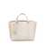 Pinko PINKO Leather Shopper Bag WHITE