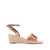 Tory Burch TORY BURCH Ines wedge sandals LEATHER BROWN